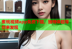 蜜桃视频app免费下载，独特体验等你来发现